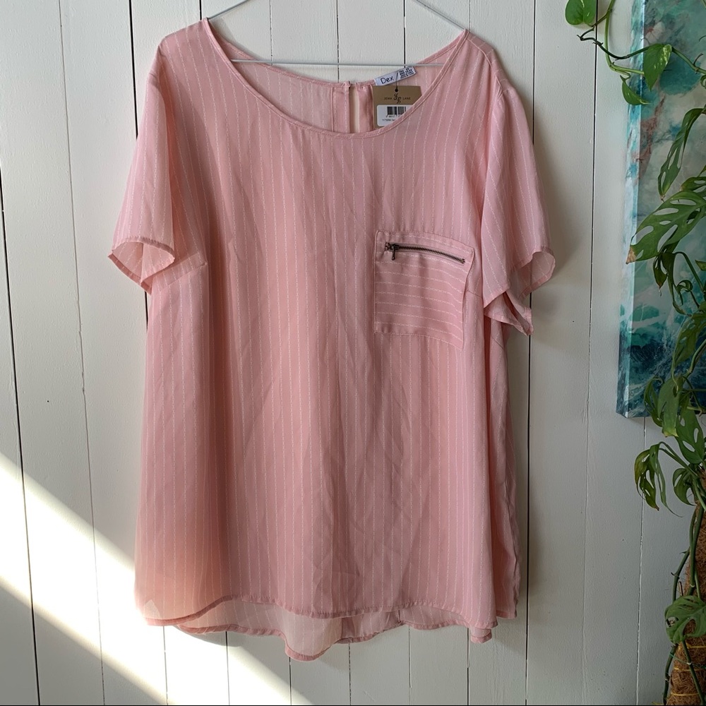 Pink 2xl Dex blouse